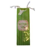 Wine Bottle Gift Bag: Bottoms Up Green | Wine Gifts