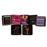 Assorted Fun Wine Themed Coasters | Wine Gifts